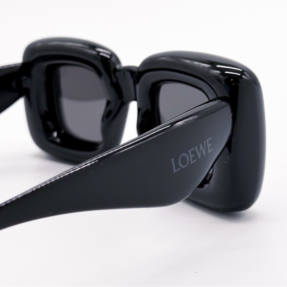 NEW LOEWE UNISEX BLACK SUNGLASSES LOEWE LW40098I 01A - Picture 9 of 12